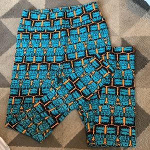 LuLaRoe one size Frankenstein monster leggings